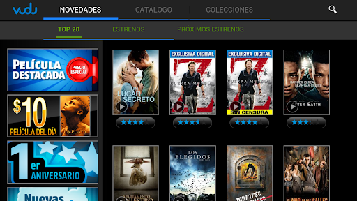 Captura de pantalla de VUDU - Películas HDX