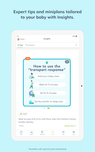 Captura de pantalla de Huckleberry: Smart Baby Care