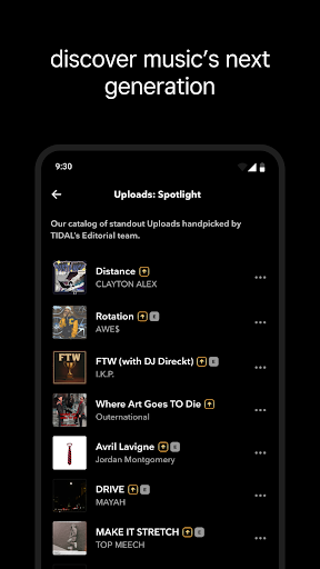 TIDAL Music: HiFi sound screenshot