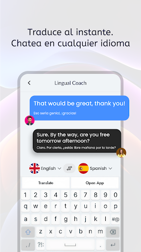 Captura de pantalla de Entrenador Lingual: Aprende