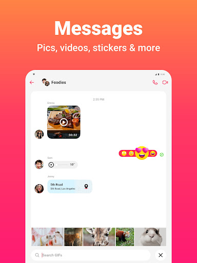 JusTalk - Video Chat & Calls screenshot