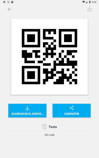 Captura de pantalla de Escáner de código QR
