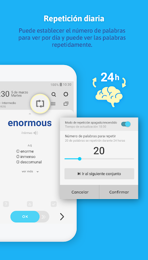 Captura de pantalla de WordBit Inglés