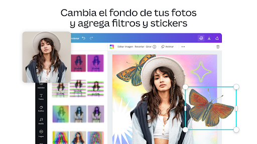 Captura de pantalla de Canva: Editor de Video y Fotos