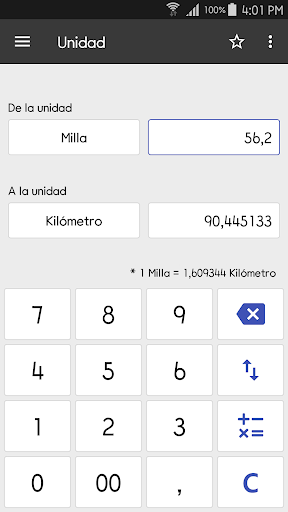 Captura de pantalla de ClevCalc - Calculadora
