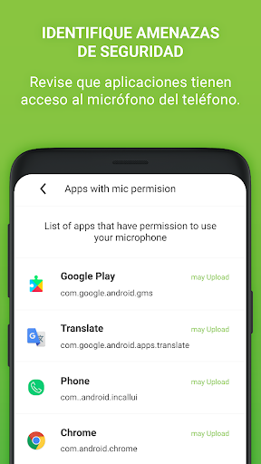 Captura de pantalla de Bloqueador Microfono: Anti Spy