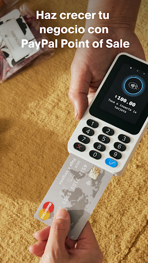 Captura de pantalla de PayPal POS (antes, Zettle)