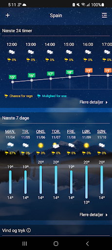 Captura de pantalla de Pronóstico del tiempo