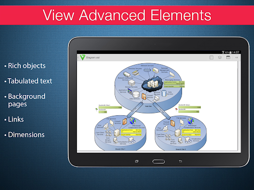 Captura de pantalla de VSD Viewer for Visio Drawings