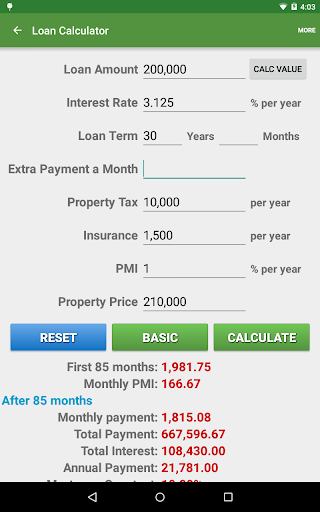 Captura de pantalla de Financial Calculators Pro