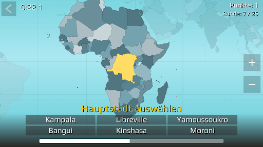 World Map Quiz Screenshot