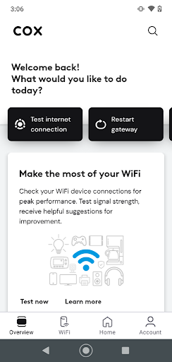 Cox Panoramic Wifi Screenshot