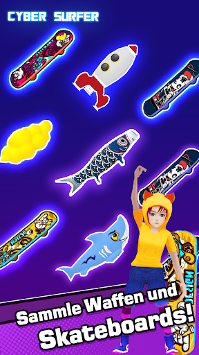 Cyber Surfer : Musik-Abenteuer Screenshot