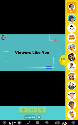 Captura de pantalla de PBS KIDS Video