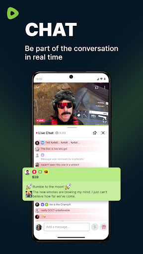 Captura de pantalla de Rumble: Stream & Watch Videos