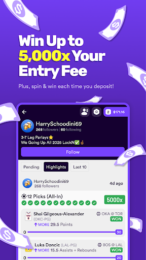 Dabble - Real Money Pick'Em screenshot