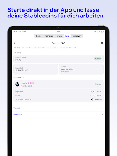 Trust: Crypto & Bitcoin Wallet Screenshot