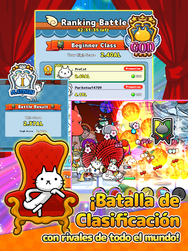 Captura de pantalla de PreCats! RPG Gatos Ociosos