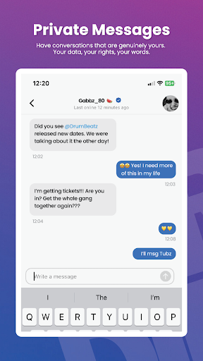 UpScrolled screenshot