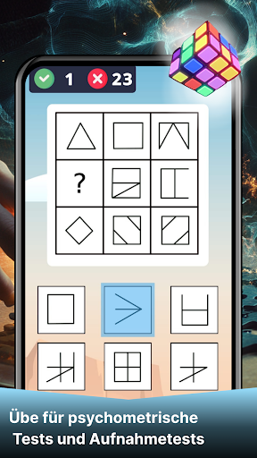 IQ-Test: Logik & Gehirnjogging Screenshot