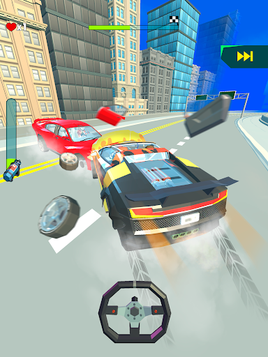 Captura de pantalla de Crazy Rush 3D - A correr