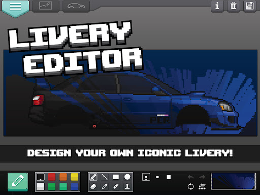Captura de pantalla de Pixel Car Racer