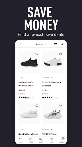 Captura de pantalla de PUMA | Clothes & Shoes App