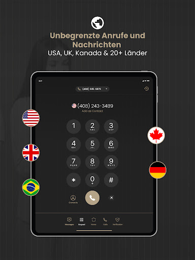 2nd Line Phone Number & eSIM Screenshot