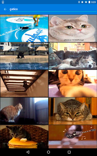Captura de pantalla de Tenor GIF Keyboard