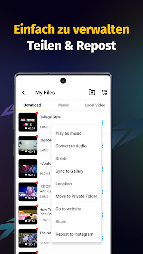 Video-Downloader & Saver HD Screenshot