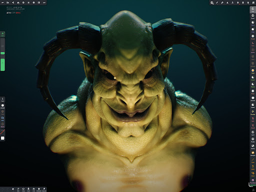 Captura de pantalla de Nomad Sculpt