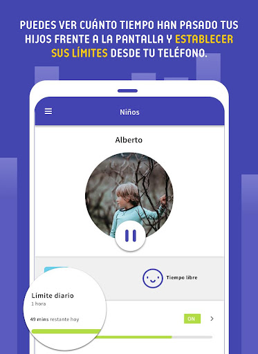 Captura de pantalla de Control parental Screen Time