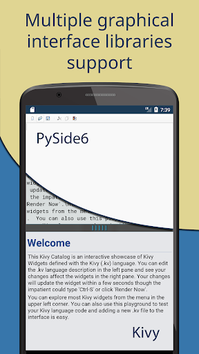 Captura de pantalla de Pydroid 3 - IDE for Python 3