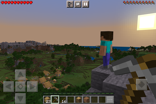 Captura de pantalla de Minecraft