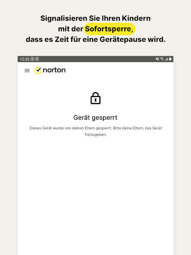 Norton Family Parental Control Screenshot