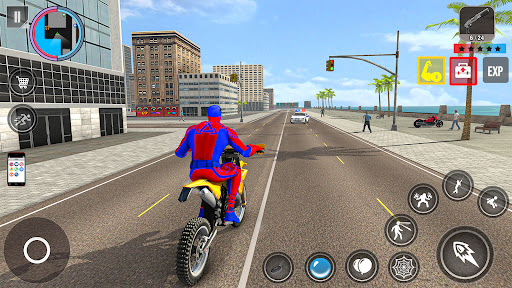 Captura de pantalla de Rope Action City Fighting Game