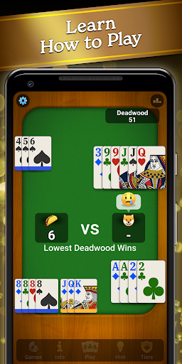 Captura de pantalla de Gin Rummy Classic