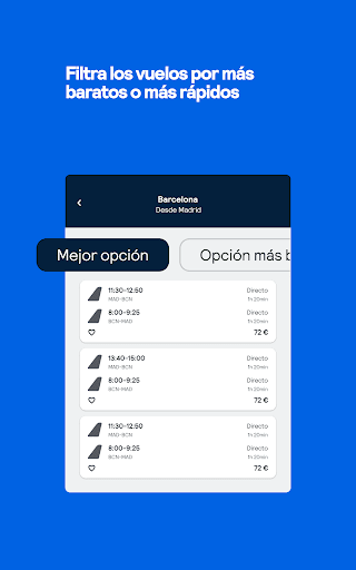 Captura de pantalla de Skyscanner Vuelos Hoteles
