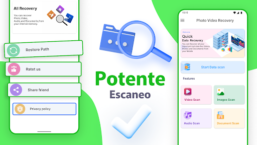 Captura de pantalla de Recuperar Fotos Borradas