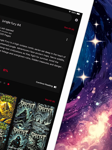 Captura de pantalla de Lector de Cómics CBR, CBZ, PDF