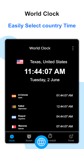 Captura de pantalla de World Clock – World time clock