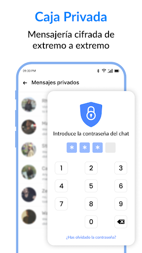 Captura de pantalla de Mensajes : SMS & Chat privado