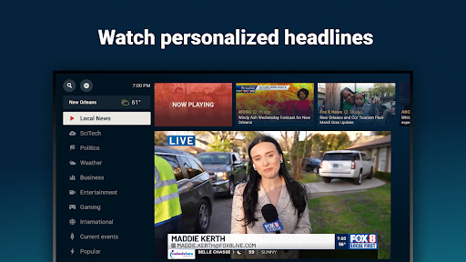 Captura de pantalla de Haystack TV News