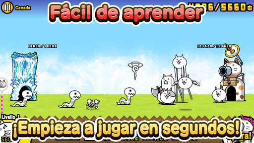 Captura de pantalla de The Battle Cats