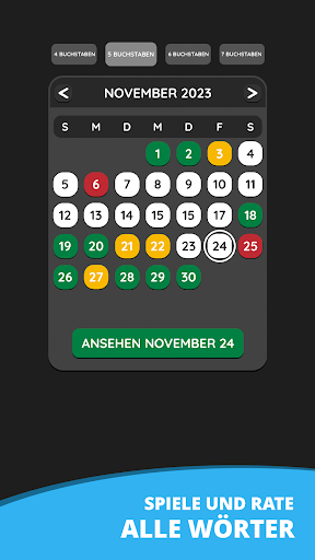 Wordling! Wortherausforderung Screenshot