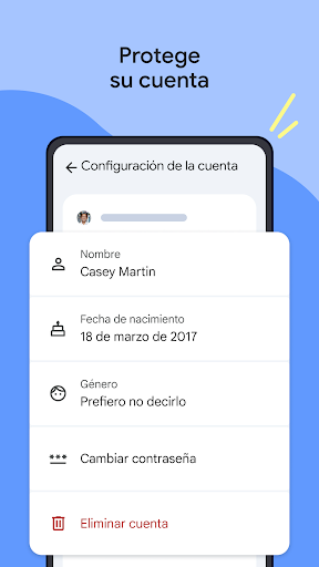 Captura de pantalla de Google Family Link