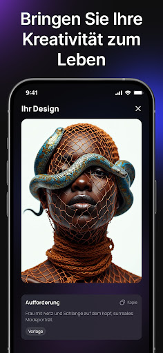 Hexa AI: Erstelle Logo, Design Screenshot