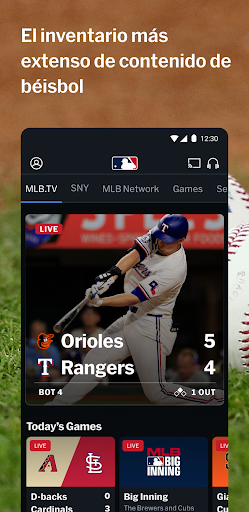 Captura de pantalla de MLB