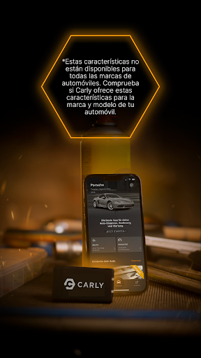 Captura de pantalla de Carly Escáner OBD2 para autos