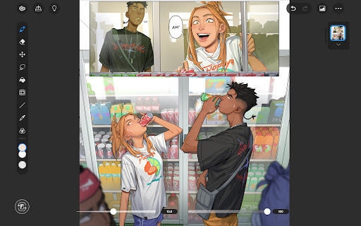 Captura de pantalla de CLIP STUDIO PAINT